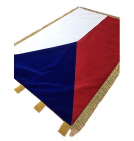 Sametová vlajka Česka republika